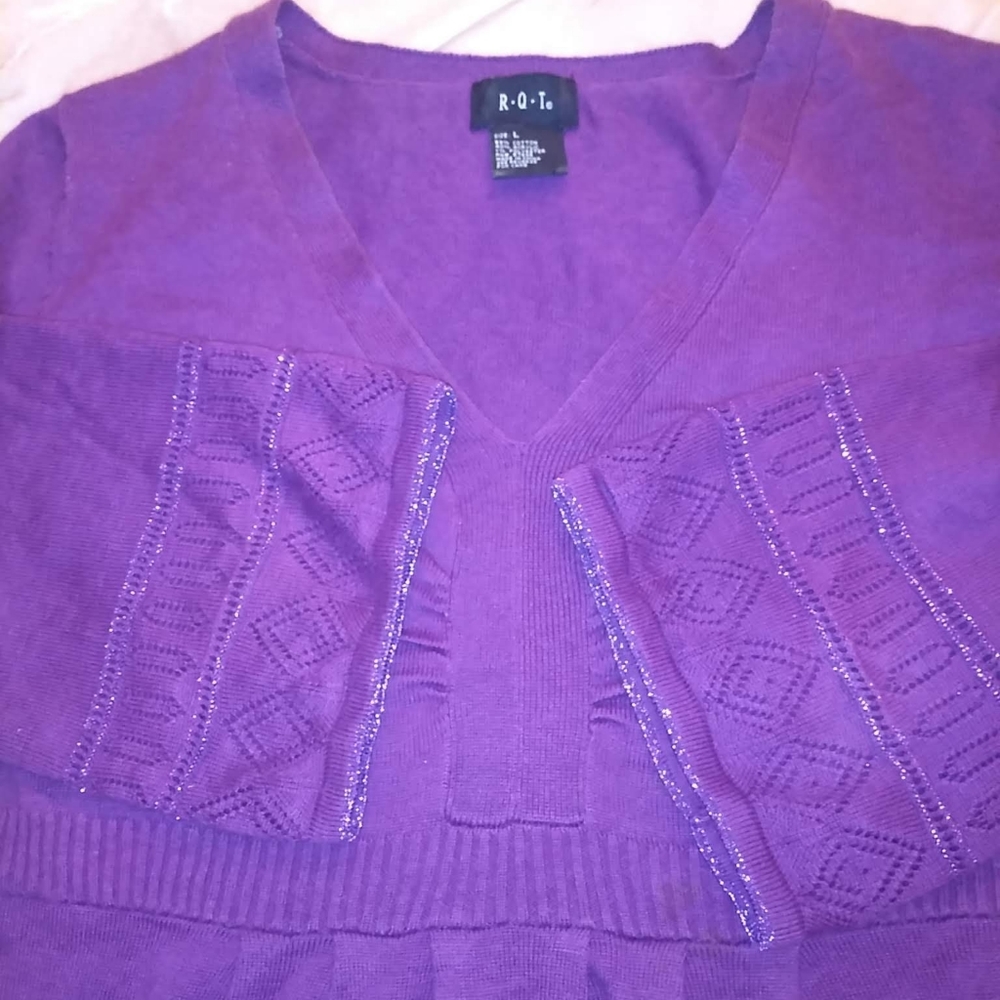 L R.O.T. cotton sweater tunic - Picture 4 of 11